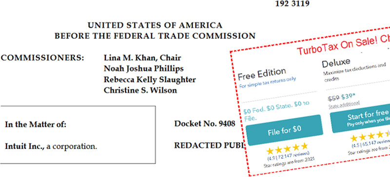 FTC Files Complaint Against Intuit
<span class="bsf-rt-reading-time"><span class="bsf-rt-display-label" prefix="Reading Time"></span> <span class="bsf-rt-display-time" reading_time="1"></span> <span class="bsf-rt-display-postfix" postfix="mins"></span></span><!-- .bsf-rt-reading-time -->